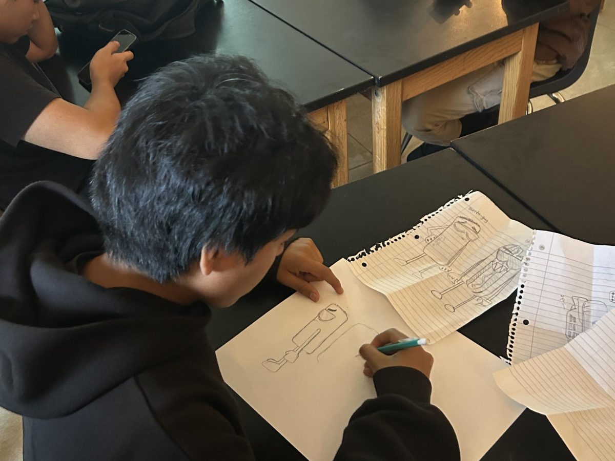 Artists at work